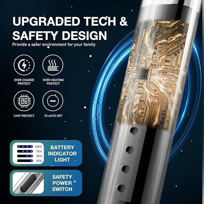 2 Pack Electric Candle Lighter Long Stem,Rechargeable Plasma Arc | USB-C Charging,Flameless Windproof with Safety Lock for Candles, Gas Stoves,Camping,Firestarter, Gift Set (Black, Rose Gold)
