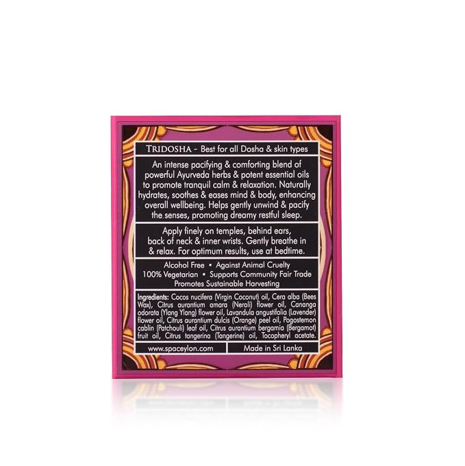 SPA CEYLON SLEEP INTENSE Dream Balm | Intense Pacifying Blend | Silicone-Free | Hydrating | Promotes Restful Sleep | Suitable for all skin types