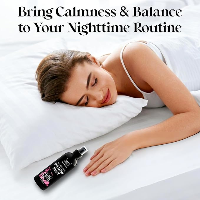 Aromasong Rose Pillow Spray for Sleeping - All Natural Calming Linen & Bedtime Sleep Mist for Deep Sleep - Pillow Spray Aromatherapy with Botanical Essential Oils for Relaxing Stress