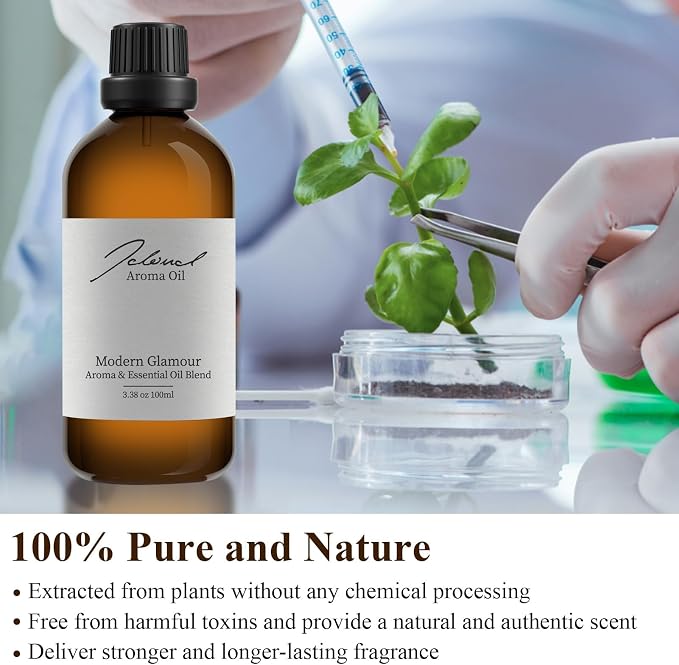 JCLOUD Royal Serenity Hotel Diffuser Oil Inspired by 5-Star Hotel Scent, Pure Aromatherapy Diffuser Oil with Lemon, Jasmine and Amber, Home Luxury & Hotel Scents for Diffuser - 100mL