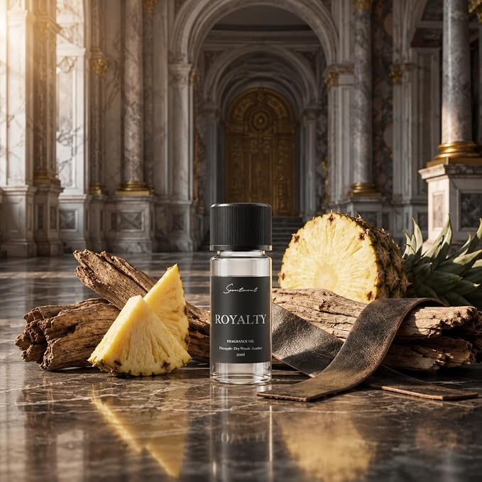 Scentiment Royalty Diffuser Oil - Premium Hotel Scent with Notes of Musk, Oakmoss, Amber, & Vanilla Home Scent, Aromatherapy Fragrance Oil Diffuser Refill - 0.68 fl oz (20 mL)