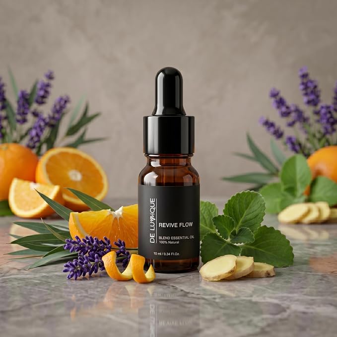 Calming Essential Oil Blend, 100% Natural Aromatherapy Grade, 10ml / 0.34 Fl Oz (Revive Flow)