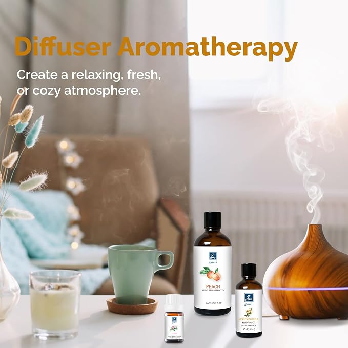 GM Gumili White Tea Diffuser Oil 3.38Oz – Premium White Tea Essential Oils Blend for Diffuser, Home Fragrance, Relaxation & Aromatherapy – Freshy Scent 100ml
