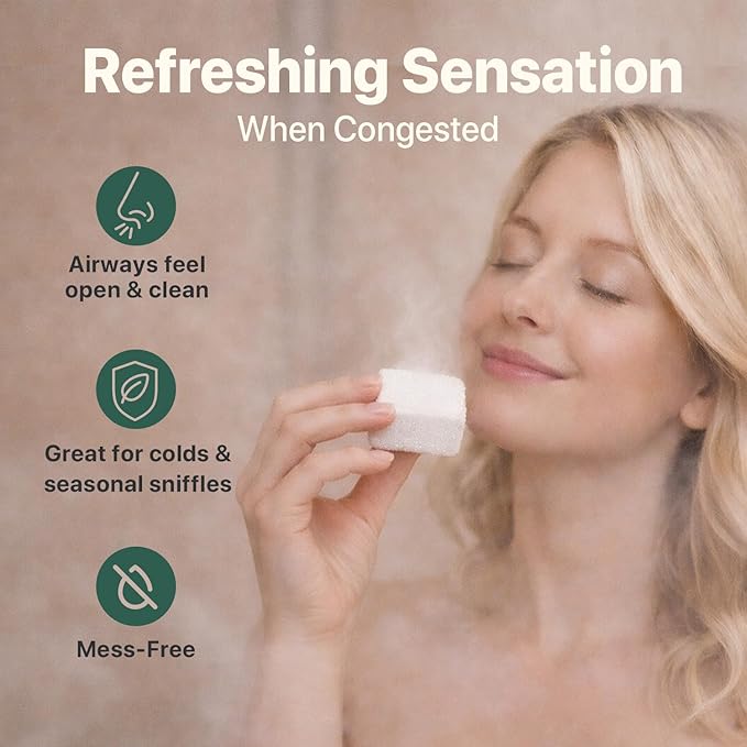 Shower Steamers Aromatherapy - USA Made with Natural Ingredients & Eucalyptus Essential Oil, Large Shower Bombs, Relaxation Spa Gifts for Women & Men, Unique Self Care Gifts