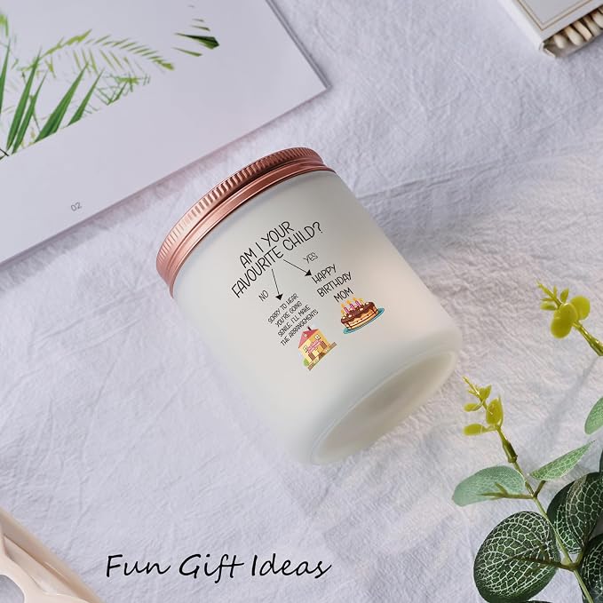 Funny Birthday Gifts for Mom - Mom Gag Birthday Gifts from Son or Daughter, Best Birthday Presents Ideas for Mom, Happy Birthday Decorations, Lavender Candle