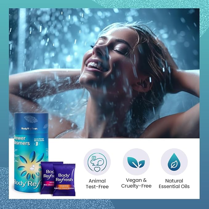 Shower Steamers Aromatherapy 8 Pack - Shower Bombs with Essential Oil, Gift for Dad Husband Boyfriend Him,Birthday Gifts for Men, Self Care Home Spa Relaxation Stress Relief