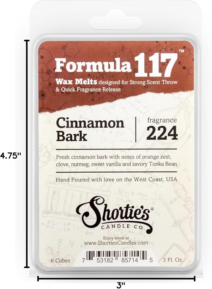 Shortie's Candle Company Bakery Premium Wax Melts Variety 3 Pack - 9 Oz., Strong & Long Lasting, Non-Toxic - Made with Essential & Natural Oils - Formula 117