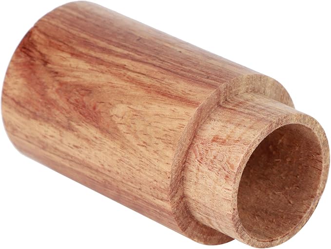 Zerodis 10Pcs Wooden Essential Oil Cylinder Box Storage Bottle Container Leak Proof Travel Carrier Case with Safe Independent Packaging for Aromatherapy DIY and Portable Use (2.9 outer diameter)