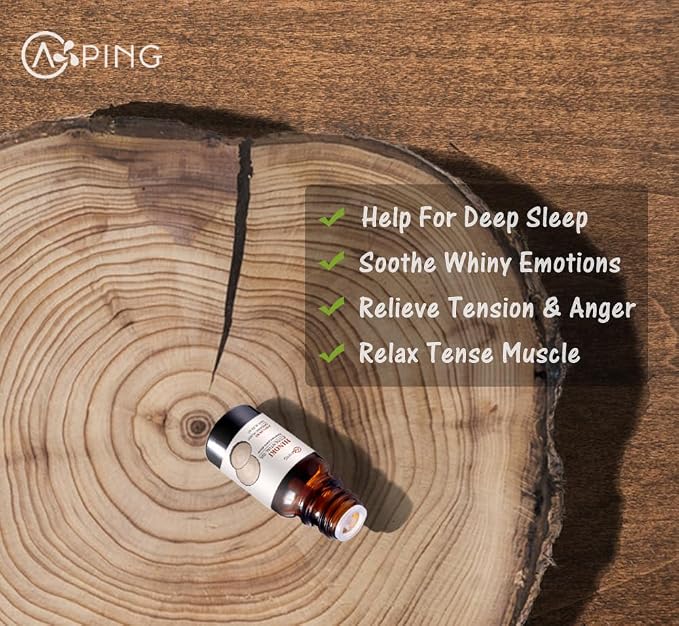 Hinoki Essential Oil - 100% Pure Organic Natural Plant (Chamaecyparis obtusa) Hinoki Oil for Diffuser, Aroma, Spa, Massage, Yoga, Perfume, 0.33oz