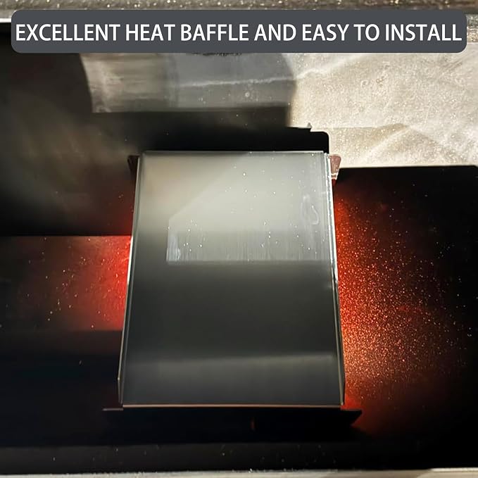 BCA289 Heat Baffle Grill Replacement Parts for Traeger Select Pro BBQ400 BBQ400.03 BBQ400.04 BBQ300 Parts Heat Diffuser Traeger Select Elite TFS60LZC Heat Shield Plate Heat Deflector Grill Accessories