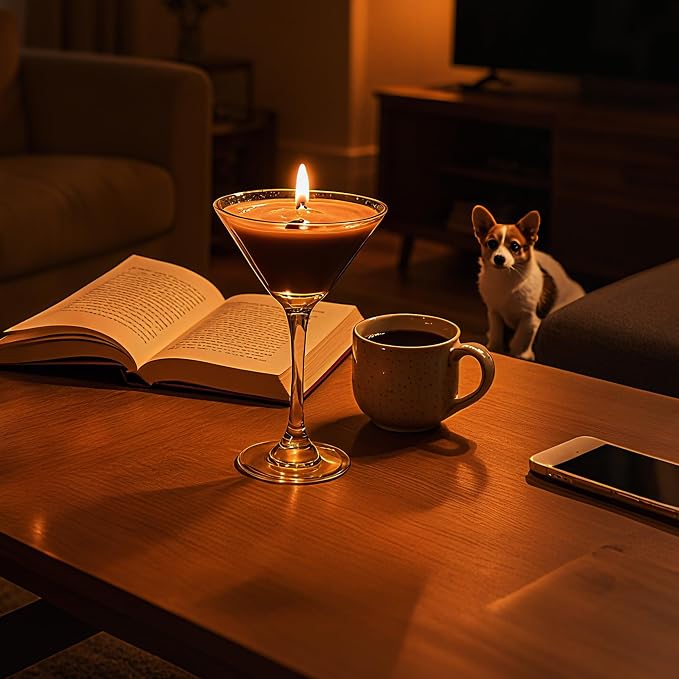 Espresso Martini Candle Gifts for Women Men, Coffee Scented Unique Gift for Espresso Lovers, Soy Wax Candles for Coffee Bar, Home Decor for Mother, Birthday, Christmas
