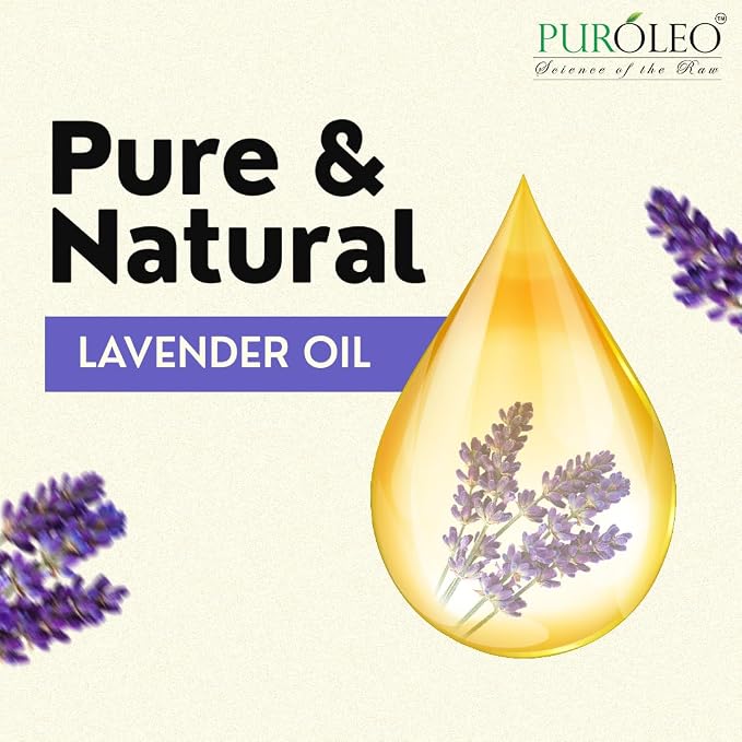 PUROLEO Lavender Essential Oil 32 Fl Oz/946 ML (Packed in Canada) 100% Pure Natural Undiluted for Aromatherapy, Aromatherapy Oil for Sleep, Relaxation Bulgaria France Oil Diffuser