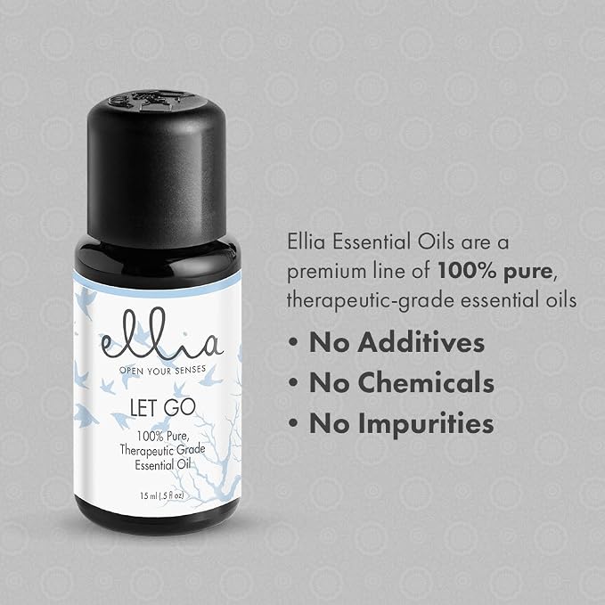 Ellia Diffuser Essential Oil | Let Go Blend| 15ml, 100% Pure, Therapeutic Grade (ARM-EO15LG)