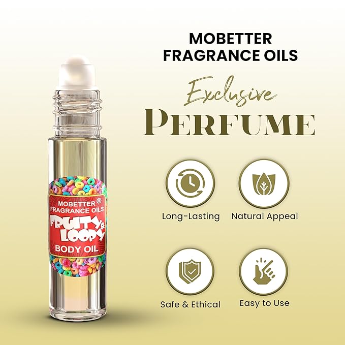MOBETTER FRAGRANCE OILS Fruity & Loopy Perfume Fragrance Body Oil Unisex