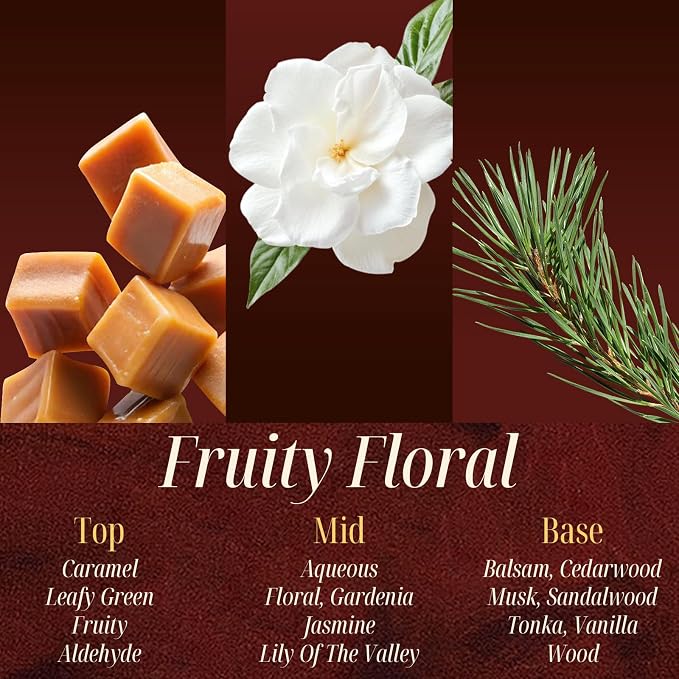 M&SENSE Fruity & Floral Scented Candle | 90-Hour Burn, 16.6 oz | Long-Lasting for Mood Healing and Gifting | Natural Non-Toxic Soy Wax | for Bathroom, Kitchen, Office