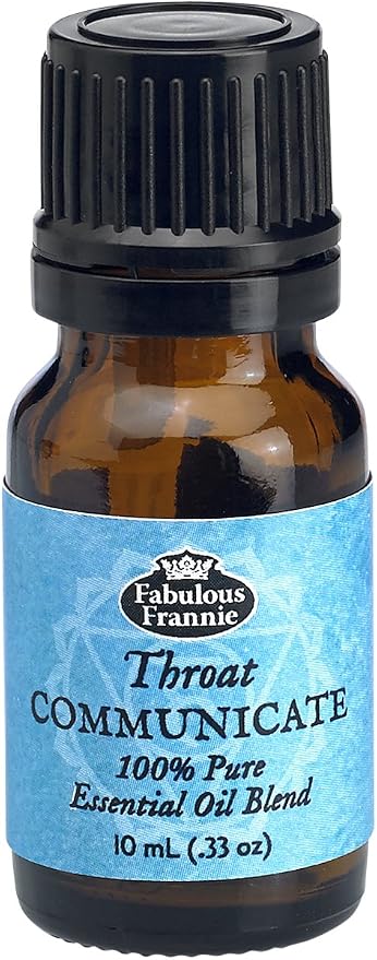 Fabulous Frannie 5th Chakra Throat Communicate Pure Essential Oil Blend undiluted .33oz (10ml)