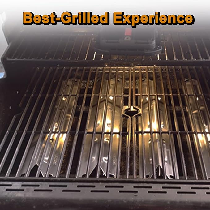 Grill Replacement Parts for BBQ Pro Kenmore 5 Burner 146.47468610 146.23680310 146.47469610 146.23770310 146.16153110 Flame Tamer Heat Plates 40800023 Burner 40700125 Crossover Tubes