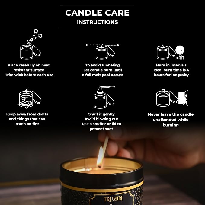 Eucalyptus Candle with Lime Strong Scented Soy Candel Clean Non Toxic Velas Aromáticas for Home Pack of 1 Gift for Fall Christmas Holidays