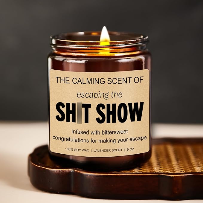 Younift Sarcastic Candles, Going Away, Goodbye, Farewell Gifts for Coworkers - Retirement, Coworker Leaving Gifts for Women, Men - Leaving Job, Moving Away Presents for Friends, Boss, Work Bestie