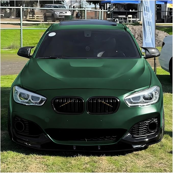 Front Bumper Lip Splitter Diffuser Body Kit Spoiler Guard Accessories For BMW 1 Series F20 F21 LCI M-Sport 2015-2019 MP(Gloss Black Lip)