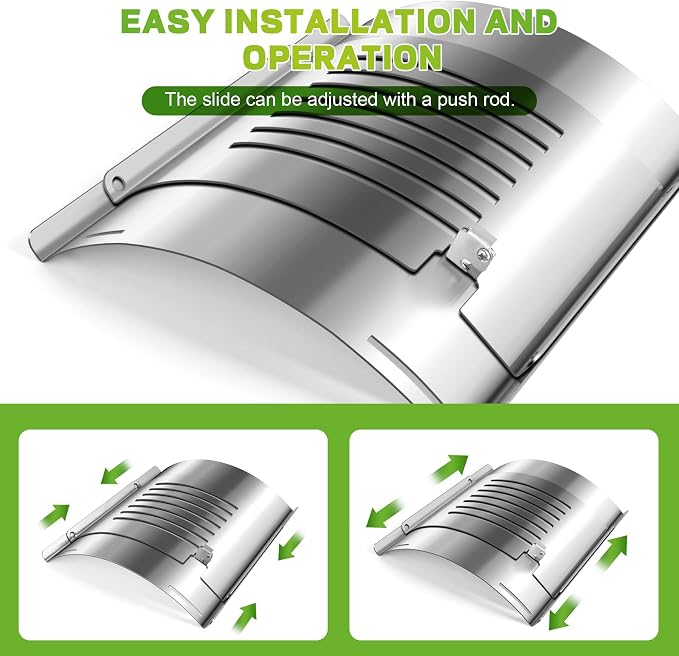 PB1230 Flame Broiler Kit for Pit Boss 1230 Series Combo Pellet Grill,Sliding Cover Bottom Kit for Pit Boss Replacement Parts PB1230SP,PB1230CC,PB1230G,PB1100PSC2,PB550G Pellet Smoker Accessories