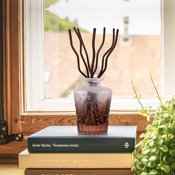 7Inch 100 Pcs Brown Wavy Rattan Reed Diffuser Sticks Fragrance Diffuser Replacement Refill Sticks