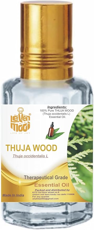 LEVENMOOI Therapeutic Grade Essential Oil – Pure & Natural for Aromatherapy, Humidifiers, Diffusers & DIY Uses (5, Thuja Wood)