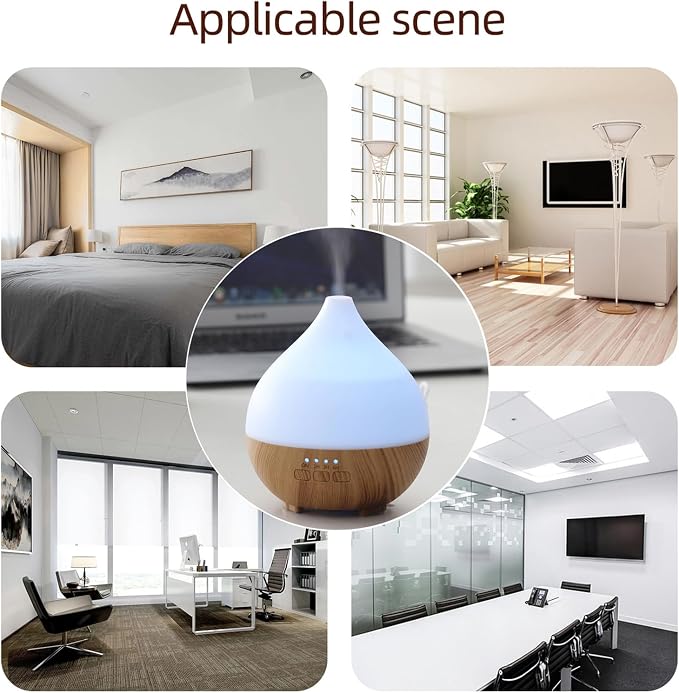 Large Room Volatile Oil Diffuser 150ML with Quiet Mists and Auto Shut Off Suitable for Bedrooms Volatile Oil Diffuser