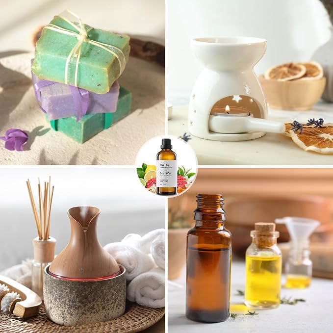 My Way Diffuser Oil Waterless Hotel Essential Oils for Diffusers for Home Inspired by The 1 Hotel Miami Scent - Premium Hotel Collection Diffuser Oil - 4 Fl Oz (Pack of 1)