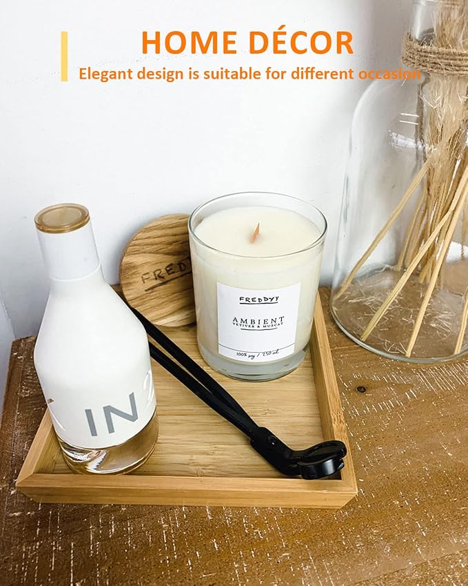 4 in1 Candle Accessory Set - Wick Trimmer, Candle Snuffer, Wick Dipper, Candle Lighters-Stainless Steel Care Kit for Candle Lover