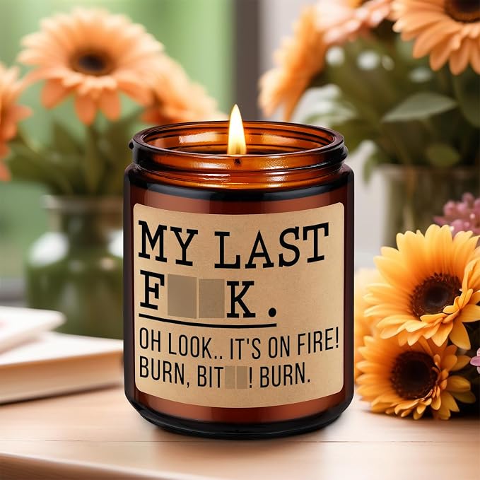 Fairy's Gift Candles, Cool Presents, Funny Relaxation Gifts for Women Men Mom Coworker Friend Boss - Cool Birthday Fun Presents for Her - Mothers Day, Sarcastic Office Relaxing Gifts for Women Nerd