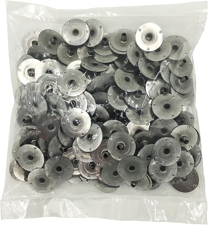 200pcs/20mm Candle Wick Tabs Metal,Metal Candle Wick Sustainer Tabs,Wick Base for Candle Making
