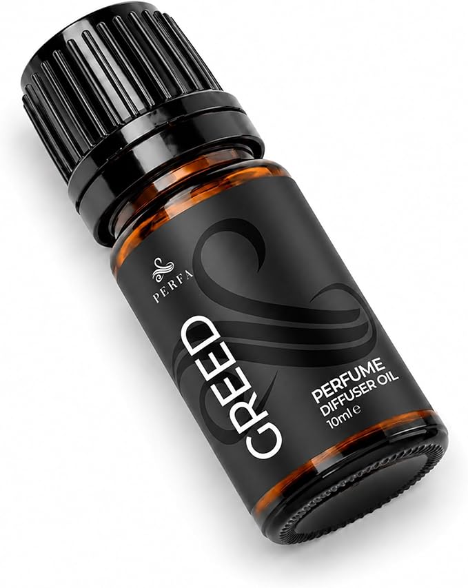 Inspired Diffuser Oil 10ml - Smells Like Luxury Perfume for Men - Long Lasting Diffuser Oil for Home, Ultrasonic & Waterless Diffusers, Humidifiers & Candles - Greed Perfume Inspired Scent by Perfa