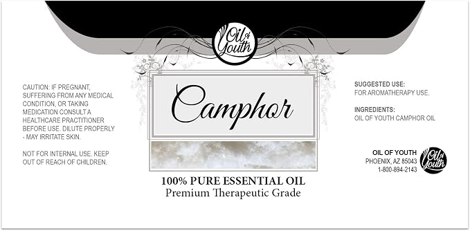 Oil of Youth 8 fl oz Camphor Essential Oil