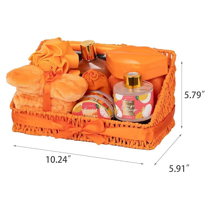 Gifts for Women, Birthday Gift - 23-Piece Spa Gift Basket for Women, Gift Basket for Mom, Bath and Body Gifts, Bath Gift Set | Spa Gift Baskets for Mothers Day, Christmas, Valentines Day Gift