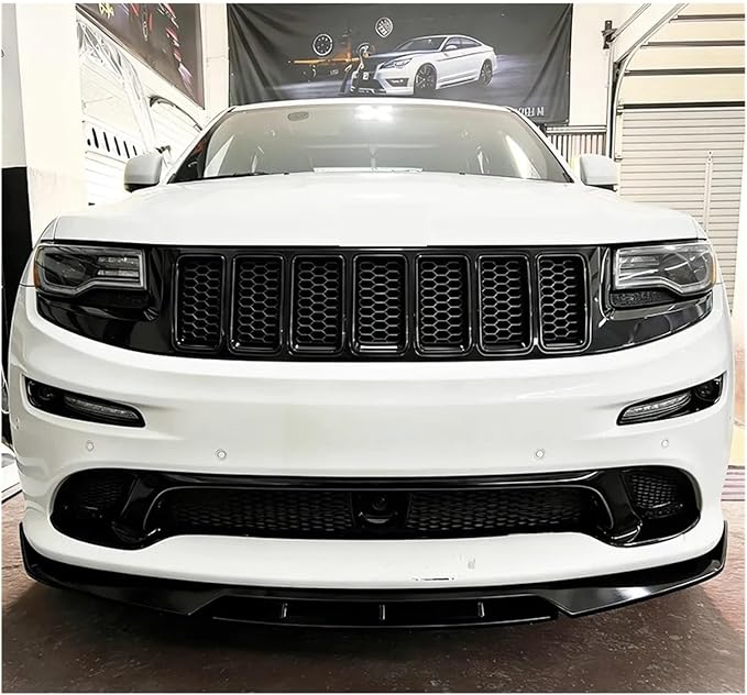 For Jeep Grand Cherokee SRT SRT8 2012-2016 Car Front Bumper Lip Spoiler Splitter Diffuser Body Kit