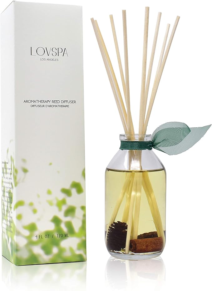 Cinnamon Pine Cones Diffuser Set, Luxury Home Fragrance, Room Scent | Pine cones, woods, and fir needles profile, entryway decor, guest bathroom, living room