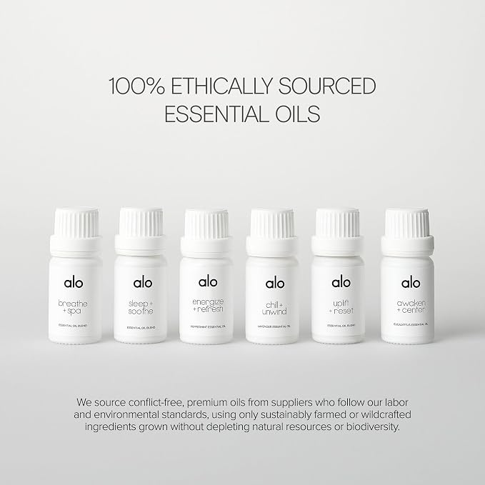 ALO Essential Oil | Breathe & Spa | Laurel Leaf, Ravintsara, Eucalyptus, Peppermint, Tea Tree