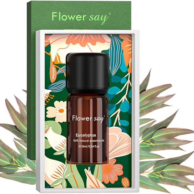 USDA Certified Organic Eucalyptus Essential Oil – 100% Pure & Natural, Undiluted Therapeutic Grade Aromatherapy Oil for Diffuser, Massage, Skin & Hair Care, DIY Soap & Candles – 0.34 Fl Oz (10 mL)