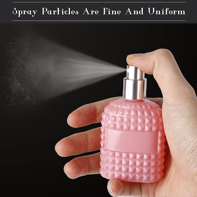 2 Pack Refillable Spray Perfume Bottles, 30ML Thick Glass Empty Perfume Bottles, Perfume Atomizer Travel Cologne Sprayer Bottles