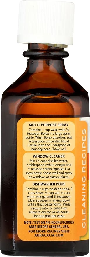 Aura Cacia Main Squeeze Essential Oil Blend for Home Care, 2 Fluid Ounce