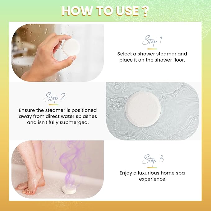 BodyRefresh Shower Steamers Aromatherapy 8 Pack - Birthday Gifts for Women, Mothers Day Gifts for Mom Wife from Daughter, Shower Bombs for Stress Relief, Home Spa Self Care