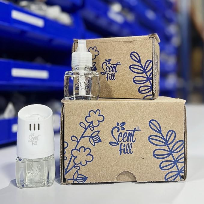 Scent Fill 100% Natural Eucalyptus Plug in Air Freshener, Scented Oil Refills, 3 Refills