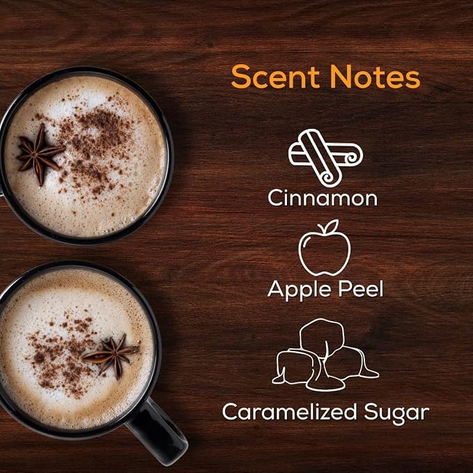 Scent Fill Spiced Chai Plug in Air Freshener, Scented Oil Refills, 2 Refills + Diffuser