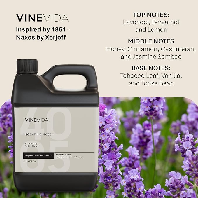 VINEVIDA [32 Oz] Inspired by: 1861 - Naxos; Diffuser Oil Refill | Premium Scent Diffuser Oil for Home | Non-Toxic Fragrance