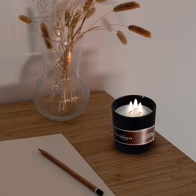 Pecksniff's Bourbon and Mandarin Candle | 3 Wicks, 515g /18.16oz