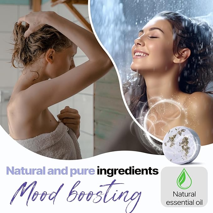 Shower Steamers Aromatherapy Birthday Gifts for Women - SWCANDY 8 Pcs Travel Essentials, Hotel Shower Spa Holidays Mom Wife Grandma Sister Her Self Care Relaxation with Natural Essential Oils Home