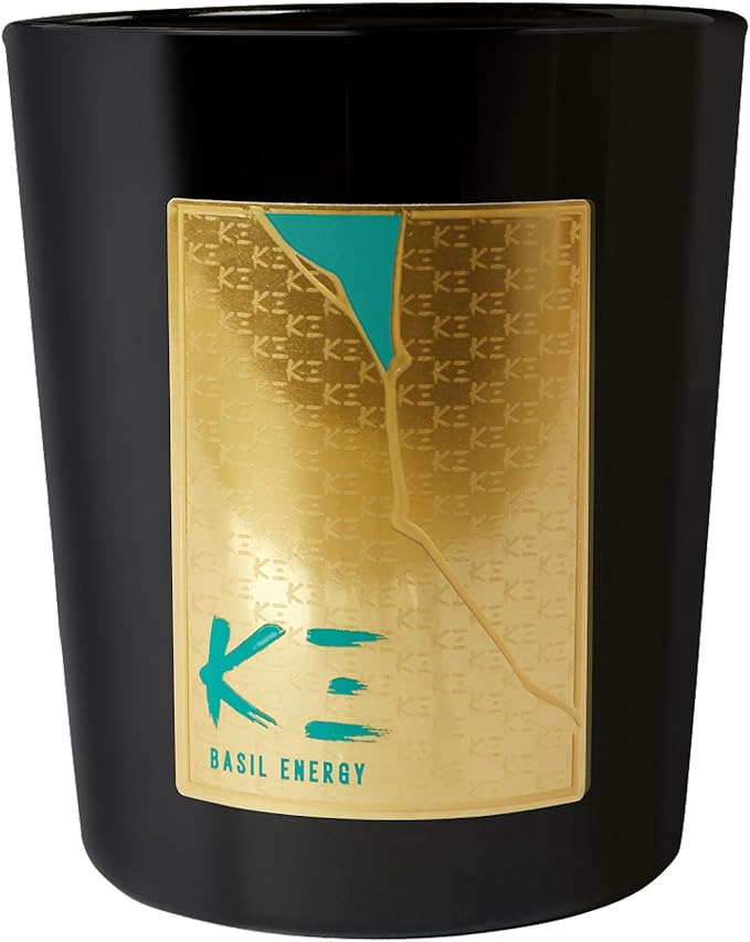 Scent Beauty K-3 Basil Energy Scented Candle Fresh Scent for Home Fruity and Herbal Scent to Lift Energy Modern Scent for Focus and Renewal 200 g