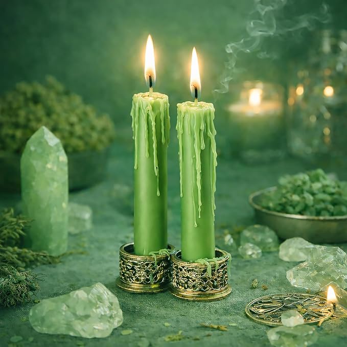 SOUL STICKS Success Magic Spell Chime Taper Candles 20 Pack Chime Candles for Rituals, Prayer, Birthdays, Meditation, Altar, Spells, Witchcraft Supplies, Wiccan Supplies, Candles Clearance