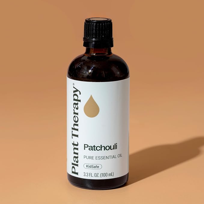 Plant Therapy Patchouli Essential Oil 100 mL (3.3 oz), 100% Pure, Undiluted, for Aromatherapy, Skincare, Meditation, and Relaxation